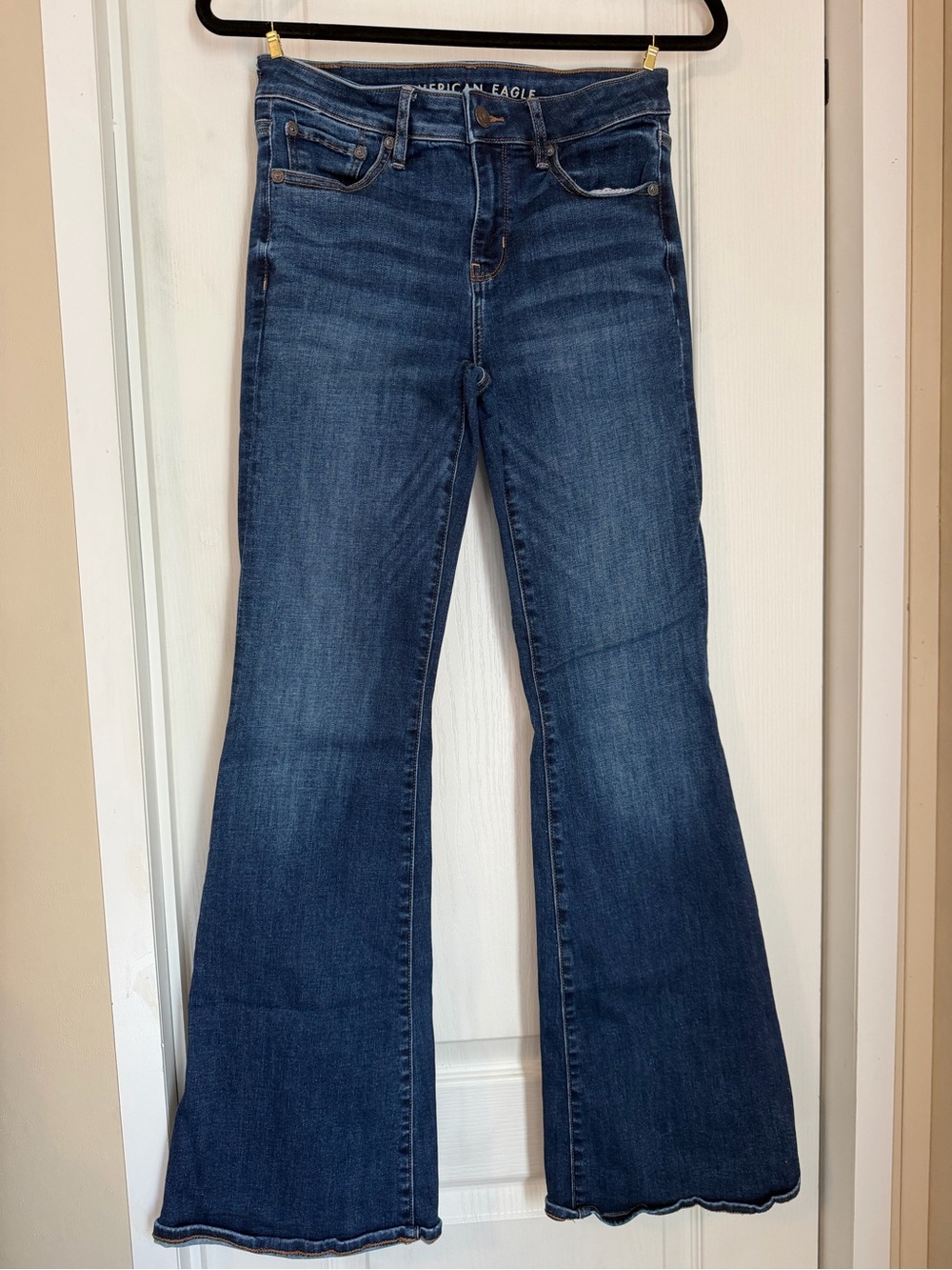 American Eagle Outfitters Dark Blue Flared Jeans